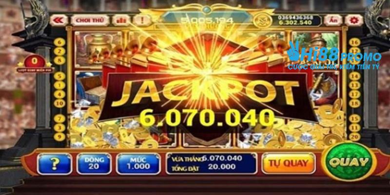 Game nổ hũ phiên bản mới tại Hi88 có tỷ lệ trả thưởng cao